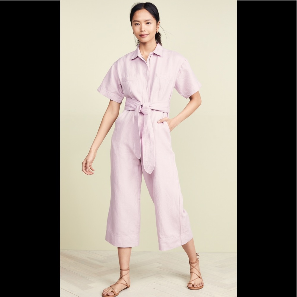 Apiece Apart Beleare Jumpsuit Lilac 0